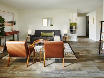 Wide-hardwood style flooring throughout